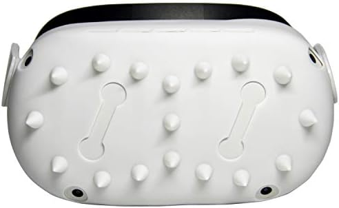 VRbrother Silikon Kapak Maskesi VR Kulaklık Kapağı Oculus Quest 2 için Uyumlu Koruyucu Kılıf (Dikenli-Siyah)