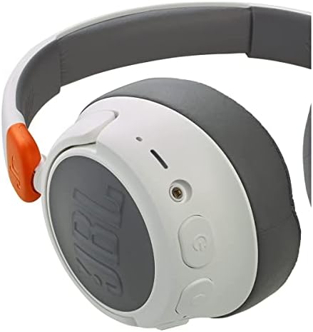 JBL Jr460NC Kablosuz Aşırı Kulak Gürültü Önleyici Çocuk Kulaklıkları-Beyaz (Yenilenmiş)