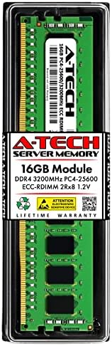 A-Tech 16 GB RAM Dell PowerEdge MX840C-DDR4 3200 MHz PC4-25600 ECC Kayıtlı RDIMM 2Rx8 Çift Rütbe 288-Pin Sunucu Bellek Yükseltme