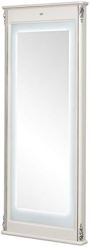 Dır LED Işıklı Stil Ünitesi Victoria Tasarım Salon Ayna İstasyonları Ares-Vintage Beyaz