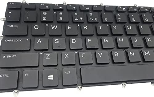 Laptop Yedek Klavye Arkadan Aydınlatmalı Dell Alienware M17 R1 M15 2019 Siyah Kenarlıksız ABD Düzeni