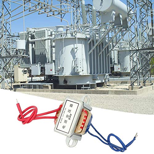 EI Güç Trafosu, 5W Güvenli 50Hz Elektrik Güç Trafosu, Dikey Montajlı Tam Bakır Tel için Güvenilir AC Güç Dönüştürücü (24V)