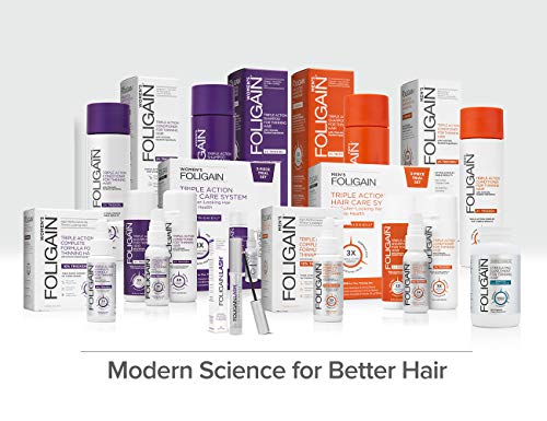 Foligain Üçlü Eylem Komple Formülü, Saçları İnceltmek için Hacim Veren Saç Formülü, %10 Trioksidil içeren Kadınlar için Saç Formülü,