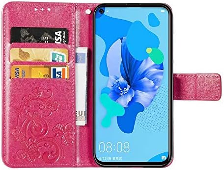 Huawei P20 Lite 2019 Cüzdan Kılıf, Abtory PU Deri 3D Kabartma [Folio Tarzı] cüzdan Kılıf kimlik kartı tutucu Koruyucu Cep telefonu