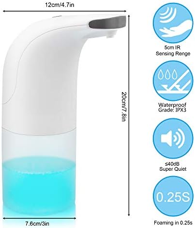 Sabunluk, Fotoselli Otomatik Köpüren Sıvı Sabunluk Eller Serbest Sabun Pompası Mutfak Banyo Okul Otel Çalışması için Kızılötesi