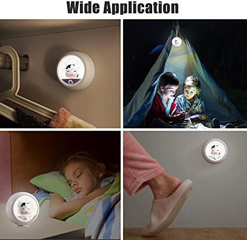 Şarj edilebilir Hareket Sensörü gece Lambası-AİMİLAR Manyetik gece Lambaları Ayarlanabilir Parlaklık Yatak Odası Lambası Sopa-Her