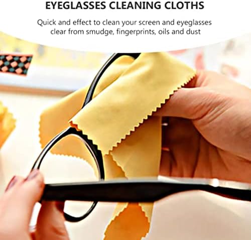 Mikrofiber Lens Temizleme Mendilleri: 100 adet Gözlük Temizleme Bezi Tüy Bırakmayan Bezler Gözlük Kamera Lensi Cep Telefonları