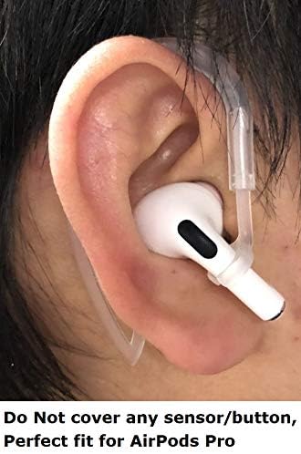 BLLQ Kulak Kancaları Apple AirPods Pro ile Uyumlu[Kaymaz Anti-Damla Anti-Kayıp] [Rahat] [Uygun] [Dayanıklı], AirPods Pro Kulak
