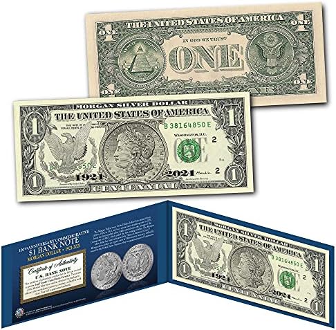 Merrick Nane Hakiki 1 $ Bill anısına 100th Yıldönümü Final Morgan Dolar Gümüş Sikke