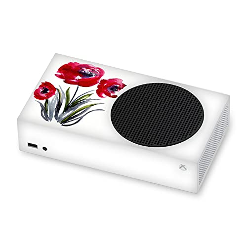 Kafa Durumda Tasarımlar Resmen Lisanslı Mai Sonbahar Kırmızı Çiçekler Sanat Mix Vinil Sticker Oyun Cilt Çıkartması Kapak Xbox
