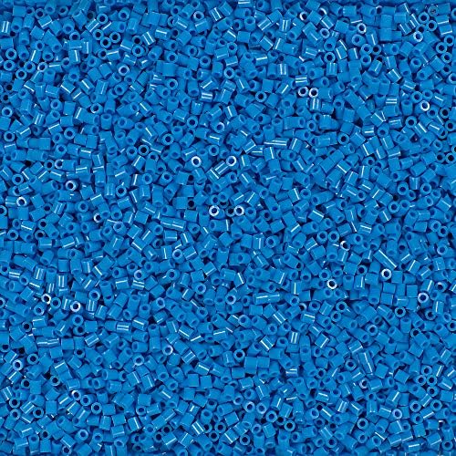 Perler 80-14106 Mini Sigorta Boncuk El Sanatları Malzemeleri, 2000 adet, Açık Mavi