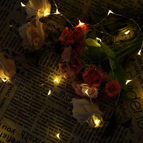 WYYYW pil kutusu led ışık dize bakır tel lamba çiçek buketi DIY doğum günü pastası hediye kutusu dekorasyon çiçek lamba kemer