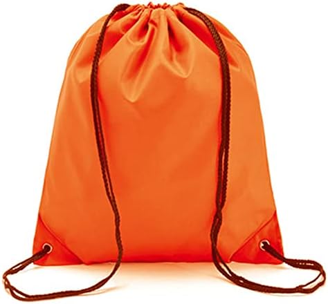 HNGM İpli Çanta Unisex İpli sırt Çantası saklama çantası Düz Renk Taşınabilir Okul Spor Seyahat Kadın Erkek Çanta (Renk: Yeşil,