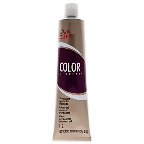 Wella Renk Mükemmel Kalıcı Krem Jel Haircolor-6g Koyu Altın Sarışın Tarafından Unisex için-2 Ons Saç Rengi, 2 Ons