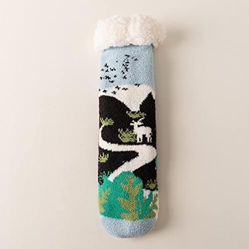 SocksA Çifti Kadın Rahat Hayvan Baskı Pamuk Desen Lady Çorap Tüp Antiskid Rahat Termal Çorap, YN-1323