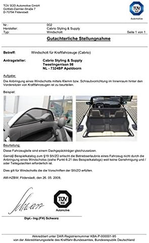 Aperta rüzgar Saptırıcı Mazda MX-5 uyar / Siyah Tailor Made Windblocker / Taslak Durdurma Rüzgar Durdurma Mazda Cabrio