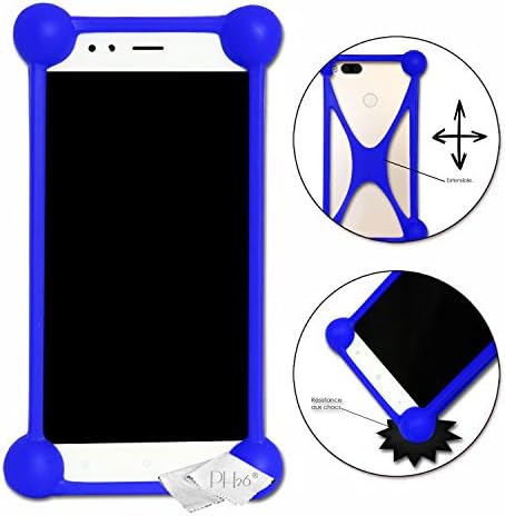 Nokia X5 Mavi için Ph26 Darbeye Dayanıklı Silikon Tampon Kılıfı