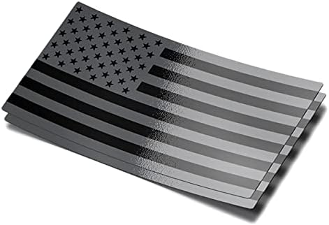Kafatası toplum gri amerikan bayrağı 7 inç çıkartma arabalar, kamyonlar, motosikletler, tekneler ve dizüstü bilgisayarlar için