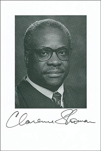 Adalet Yardımcısı Clarence Thomas-Fotoğraf İmzalandı