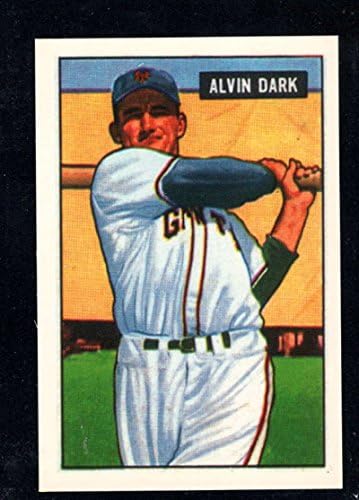 1986 Kart Koleksiyoncular Şirketi 1951 Bowman Basım Beyzbol 14 Alvin Koyu New York Giants UER Resmi Lisanslı ÇOĞALTMA ticaret