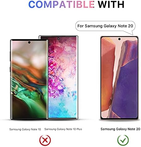 Samsung Galaxy Note 20 için MyBat Pro Lux Serisi-İnce, Askeri Sınıf, Koruyucu Akıllı Telefon Kılıfı-Gümüş / Şeffaf Şeffaf