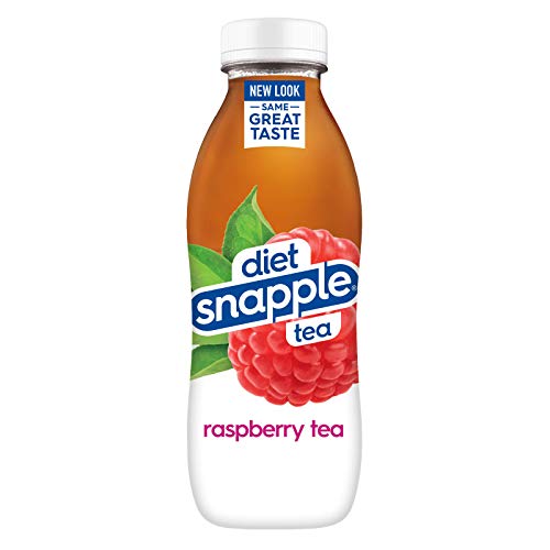 Diyet Snapple Ahududu Çayı, 16 fl oz geri dönüşümlü plastik şişe, 6 paket