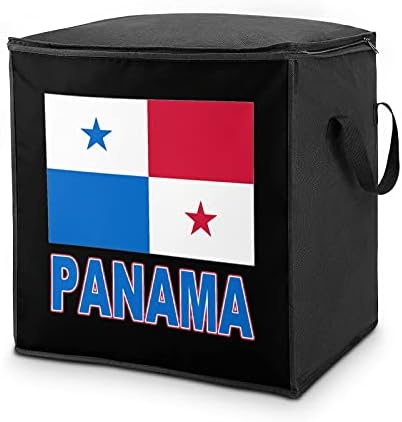 Gurur Panama-Panama Bayrağı Büyük Yorgan saklama çantası Organizatör Kutusu Fermuar Üst Giysi Yastık Yorgan