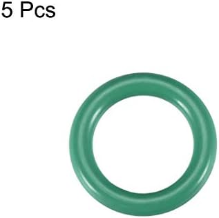 KFıdFran Flor Kauçuk O-Ringler, 17mm OD 10mm ID 3.5 mm Genişlik FKM Araç Makineleri için Conta Contası Sıhhi Tesisat, Yeşil,