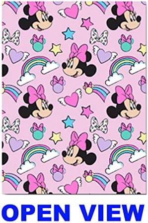 U. P. D., Inc. Pembe Minnie Mouse Polar Battaniye-Çocuklar için Sıcak ve Rahat Disney Minnie Polar Atmak Battaniye, yumuşak Minnie