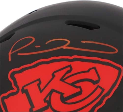 Patrick Mahomes Kansas City Chiefs İmzalı Super Bowl LIV Şampiyonları Riddell Eclipse Alternatif Hız Otantik Kask İmzalı NFL