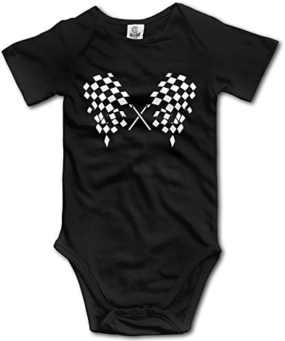 Damalı Bayraklar Yarış Arabası Bayrağı Yenidoğan Kız Erkek Romper Tulum Bodysuit Bebek Kıyafetler Bebek Giysileri