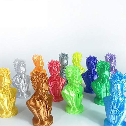 1 KG İpek Parlaklık PLA Filament, 3D Yazıcı Filament, Plastik Malzeme 1.75 mm Çap, 3D Yazıcı Ve 3D Baskı Kalem Aksesuarları (Renk: