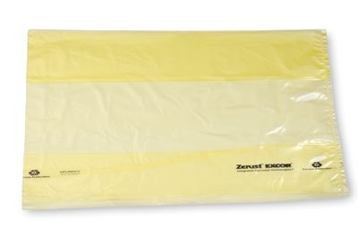 26 x 24 x 46 ZerustA VCI Pas Önleyici Köşebentli Poli Gömlekler-Sarı Renkli (2 mil) (50 Torba) - AB-124-6-300
