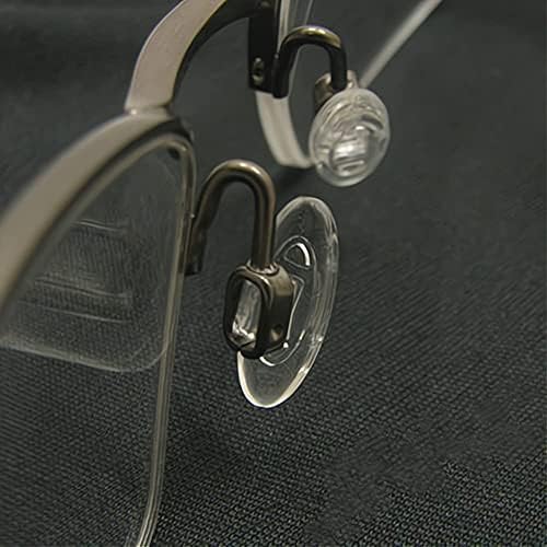 Gözlük Güneş Gözlüğü Burun Yastıkları,6 Pairs 15mm Push-in Gözlük Burun Parçası Yumuşak Silikon Kaymaz Sunglass Burun Muhafızları,