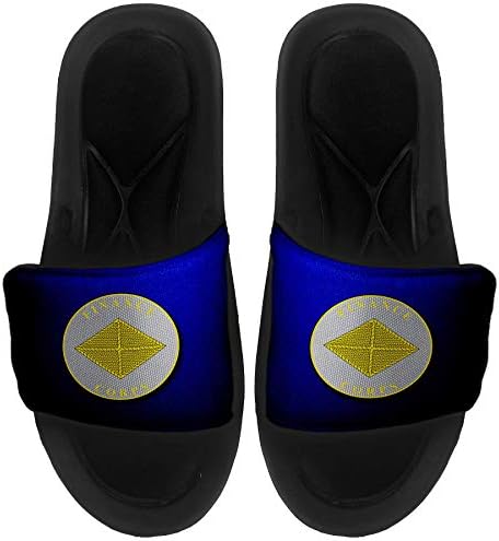 ExpressİtBest Yastıklı Slide-On Sandalet / Erkekler, Kadınlar ve Gençler için Slaytlar-ABD Ordusu Finans Birliği, Şube Plaketi