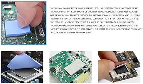 Termal İletkenlik Mat, Termal İletkenlik Pedi, Silikon 1.5 W/mk Ev Aletleri Grafik Kartı Sabit Disk için LED Endüstrisi