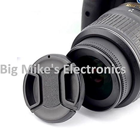 canon, Olympus, Pentax, Sony, Sigma, Tamron Dijital Kameralar ve Video Kameralar için 52mm Evrensel Geçmeli Lens Kapağı + MikroFiber