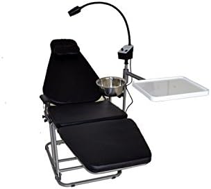 SoHome Taşınabilir Katlanabilir dişçi sandalyesi Cerrahi LED Muayene Lambası, Tepsi, çöp kutusu, naylon torbalar ve doktor Mobil