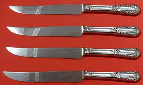 Açılış tarafından Devlet Evi Gümüş Biftek Bıçak Seti 4 adet Texas Ölçekli Özel