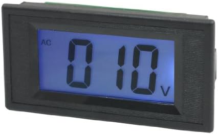 SMAKN Dijital Voltmetre Ölçer AC 80-500 V 110 V / 220 V Mavi LCD Alternatif Gerilim Volt Panel Metre