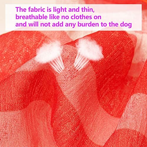 TONY HOBY Pet Giysi Köpek Elbise için Serin ve Renkli Karpuz Kedi Sundress Köpek Giyim Yaz Tatlı Turuncu Kırmızı…