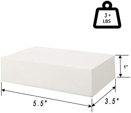 HAO Küçük kayan raf 6 inç Duvara Monte Mini Asılı Ekran Rafları Oturma Odası Yatak Odası Banyo için 3 Set Beyaz