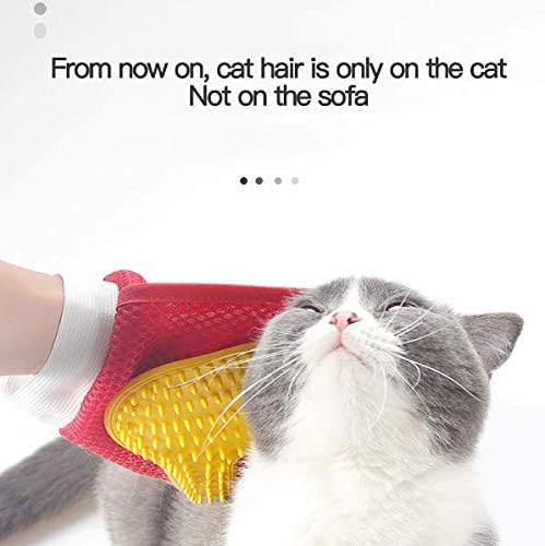 ZXXY Hattı ve Eldiven Kedi, Kedi Bir Banyo Fırça Masaj, Yüzen Saç, Silikon Fırça