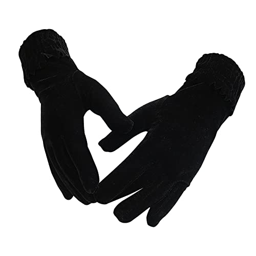 Kış erkekler ve kadınlar altın kadife sıcak Bisiklet Sürüş açık rüzgar geçirmez soğuk Flanel elastik eldiven