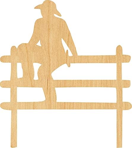 Kovboy Çit Woodcraft Kesme Kalınlığı: 1/8 İnç Boyutu: 7 İnç Miktar-1 Adet
