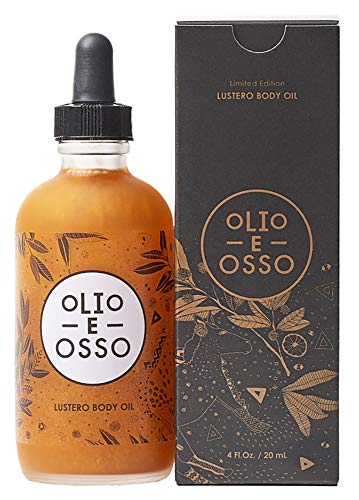 Olio E Osso-Doğal Lustero Bronzlaştırıcı Vücut Yağı / Doğal, Toksik Olmayan, Temiz Güzellik (4 floz | 120 ml)
