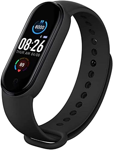 M5 Renk Ekran Akıllı Bilezik Kalp Hızı Monitörü Akıllı İzle Spor Bluetooth Spor Su Geçirmez Akıllı Bileklik(Renk: Mor) - Pembe
