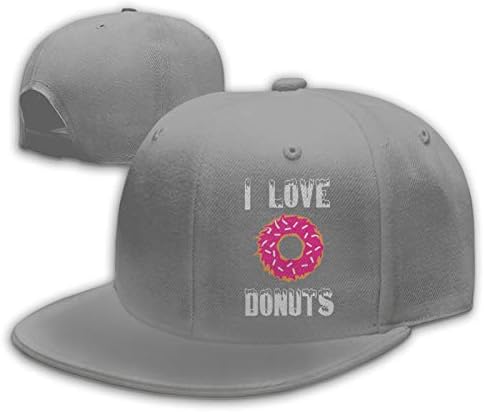 Aşk Donuts Ayarlanabilir Düz Bill Snapback Beyzbol Hip-Hop kap Şapka