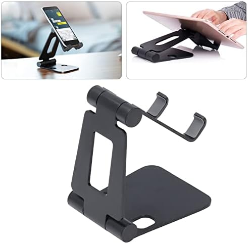 Jacksing Tablet Braketi, Kolayca Kaldırın Cep Telefonu Standı Ofis için Akıllı Telefon için Ev için Ergonomik Tasarım (S4 Siyah)