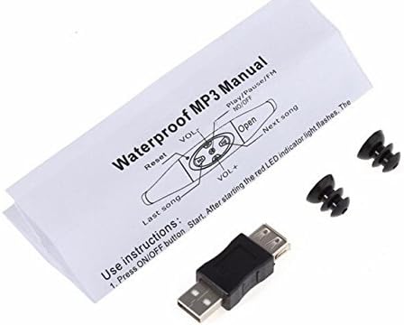 ıTecoSky IPX8 Su Geçirmez 8 GB Sualtı Spor MP3 Müzik Çalar Boyun Bandı Stereo Ses Kulaklık Kulaklık Kulaklık Mini Taşınabilir